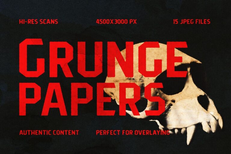 Grunge Paper Textures Collection Free Download