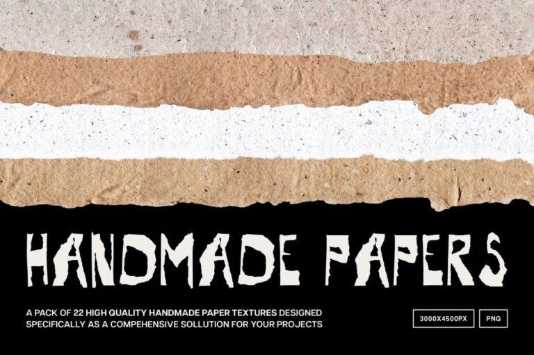 Handmade Papers Textures Free Download